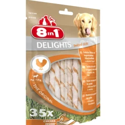 8 IN 1 - Sticks torsadés garnis de poulet : par 35