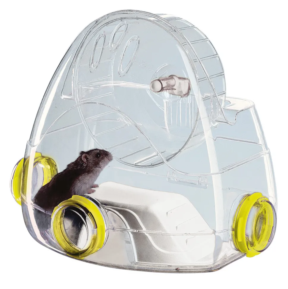 Accessoires rongeurs ferplast gym hamsters roue sport module d’habitation