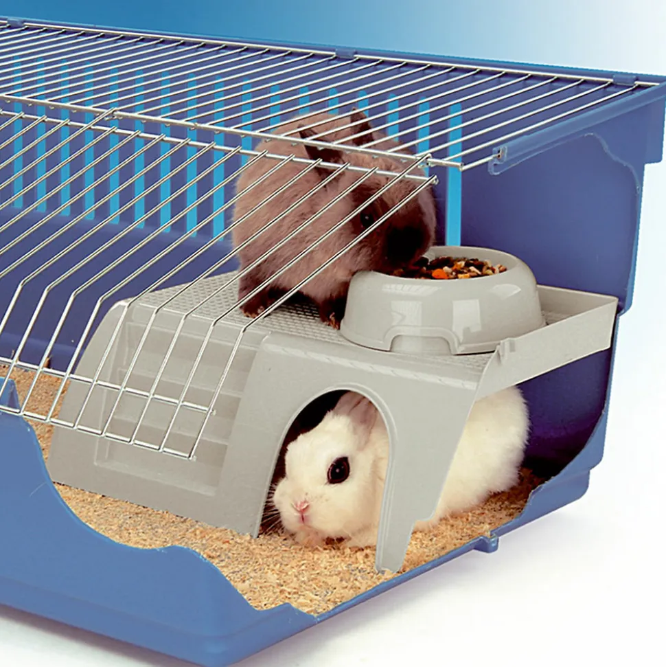 Accessoires rongeurs ferplast pub 3253 maisonnette en plastique pour lapins cochons d’inde