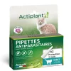 ACTIPLANT - Pipette antiparasitaire grand chat Eco spot n°1,1 essentiel : 2 x 1ml