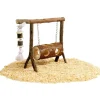 ANIMALLPARADISE - Balançoire en bois pour hamster et souris petit rongeur.
