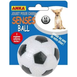 ANKA - Jouet Senses ball (double organe sonore), pour chien D6,5cm