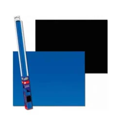 AQUA NOVA - Poster de fond noir/bleu 100x50 cm