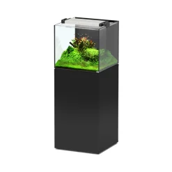 AQUATLANTIS - Aquarium avec meuble Aquaview 50 noir - 50x50x45 cm 113 L