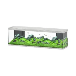 AQUATLANTIS - Aquarium équipé Splendid Led 2.0 Béton L.200xP.50xH.61cm