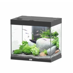 AQUATLANTIS - Aquarium équipé Splendid Led 2.0 Noir L.60xP.40xH.56cm
