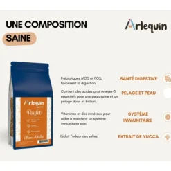 ARLEQUIN ESSENTIELLE - Croquette chien arlequin essentielle poulet 1.5 kg