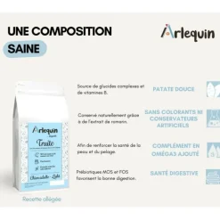 ARLEQUIN ORIGINELLE - Croquette chien sans céréales light arlequin originelle saumon truite 12 kg