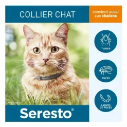 BAYER - Collier antiparasitaire chat - seresto collier x12