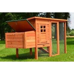 BB LOISIR - Poulailler 3/6 poules cage canard 2 perchoir 182x75x103 cm modele 131 xxl