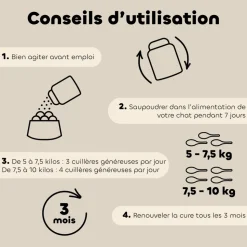 BIOVETOL - Poudre alt'vers grand chat bio 100g