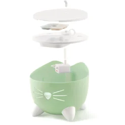 CAT IT - Abreuvoir Pixi pour chat 20x20x17cm vert