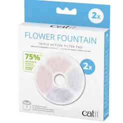CAT IT - Filtres triple action, compatibles abreuvoir à fleur Catit - x2