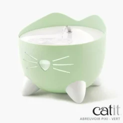 CAT IT - Fontaine a eau automatique pour chat - 2,5 l - vert