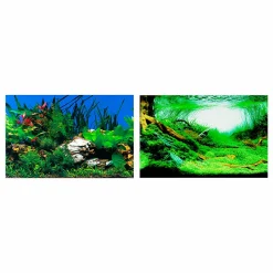 Décoration pour aquariums ferplast blu 9046 arrière-plan double-face plastifié
