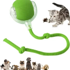 DOWNYPAWS - Balle jouet électrique à mouvement bionique pour chat, stimule l'instinct de chasse