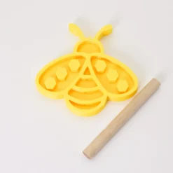 DOWNYPAWS - Boireau pour insectes - avec support en bâtonnet style miel