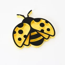 DOWNYPAWS - Boireau pour insectes - avec support en bâtonnet style scarabée