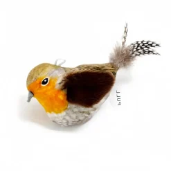 DOWNYPAWS - Bâton de jeu pour chat : jouet en peluche imitant un oiseau outil de divertissement anti - ennui résistant aux morsures