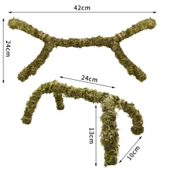 DOWNYPAWS - Bâton de mousse flexible 42 cm pour les crabes d'ermite jouet de grimpe