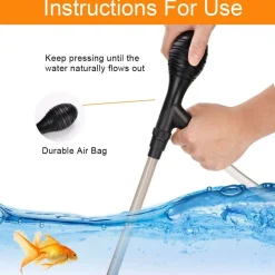 DOWNYPAWS - Changeur d'eau pneumatique semi - automatique pour aquarium