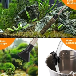 DOWNYPAWS - Changeur d'eau pneumatique semi - automatique pour aquarium