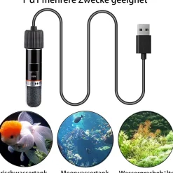 DOWNYPAWS - Chauffage d'aquarium usb 10w - thermostat intégré