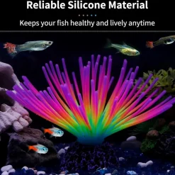 DOWNYPAWS - Décoration d'aquarium-décoration d'aquariu moursin-7 x 12 cm - colorée