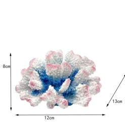 DOWNYPAWS - Décoration en corail en résine pour aquariums de mer couleur