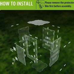 DOWNYPAWS - Enclos en acrylique pour araignées sauteuses et terrarium ventilé adapté à tous les reptiles