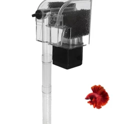 DOWNYPAWS - Filtre cascade 3 en 1 pour aquarium - puissant et silencieux