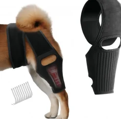 DOWNYPAWS - Genouillèrepourchien: attelledecuisseréglablefixationpostopératoire protectiondesjambesaprèsblessurearticulaire
