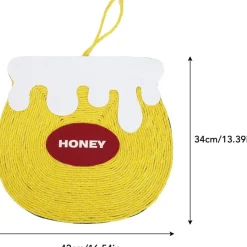 DOWNYPAWS - Griffoir pour chat-tapis en sisal pour pot de miel-34*42cm-suspension