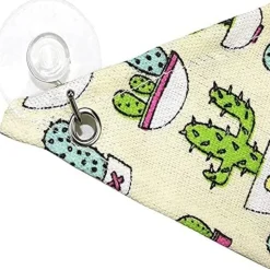 DOWNYPAWS - Hamac - motif dragon barbu, avec crochets pour oreiller et ventouse