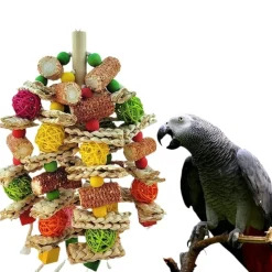 DOWNYPAWS - Jouet à mâcher pour perroquet