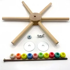 DOWNYPAWS - Jouet perchoir rotatif pour oiseaux