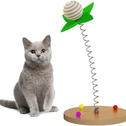 DOWNYPAWS - Jouet pour chats avec ba