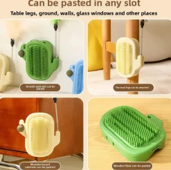 DOWNYPAWS - Jouets à gratter et à peigner pour chats- installables sur mur ou pieds de table