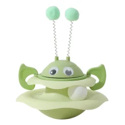 DOWNYPAWS - Jouets interactifs pour chats, jouets à gobelet, stimulent l'intérêt du chat, plateau tournant pour chat