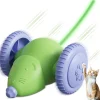 DOWNYPAWS - Jouets pour chats-jouet automatique souris pour chat-souris verte