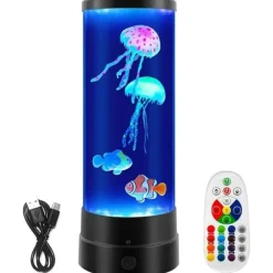 DOWNYPAWS - Lampe à poissons bulles led - multicolore usb