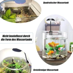 DOWNYPAWS - Lampe d'aquarium led 7w blanc/bleue