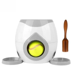 DOWNYPAWS - Lanceur de balles pour chien, alimentation automatique, balle adaptée, compact