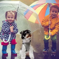 DOWNYPAWS - Manteau pour chiens-avec harnais-réfléchissant imperméable-gris taille 2xl