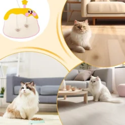 DOWNYPAWS - Tapis à gratter en sisal pour chat suspension