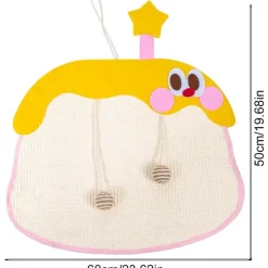 DOWNYPAWS - Tapis à gratter en sisal pour chat suspension