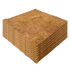 DOWNYPAWS - Tapis en fibre de noix de coco pour nid d'oiseau et animal de compagnie 25*25cm5 pièces