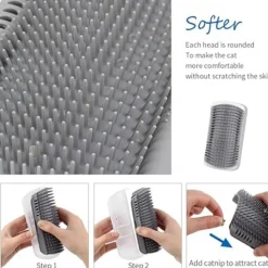 DTOPBUYAGE - 3 brosse chat pour auto-épilation