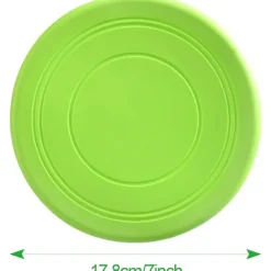 DTOPBUYAGE - 3 pack frisbees en caoutchouc naturel pour chien