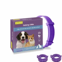 DTOPBUYAGE - Collier apaisant réglable dtopbuyage pour chiens et chats